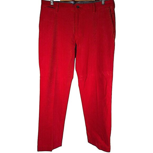 Polo Ralph Lauren Red Classic Fit Preppy Corduroy Chino Pants Men’s Size 38x32 - Picture 1 of 7